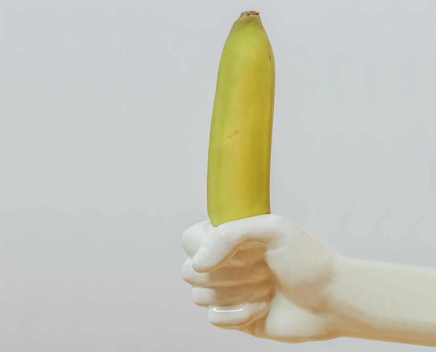 يرمز الموز إلى تضخم القضيب